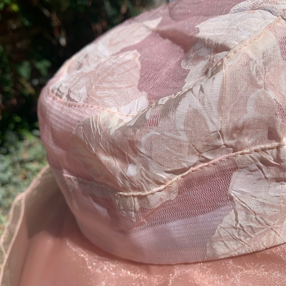 Artisan Pink Floral Women's Hat - Picture 3 of 15